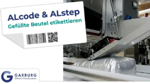 Gefüllte Beutel etikettieren | ALcode & ALstep Etikettierer